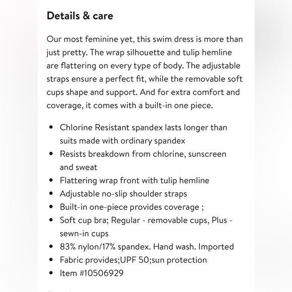 Wrap Silhouette One-Piece Swimsuit by Lands End - Picture 11 of 11